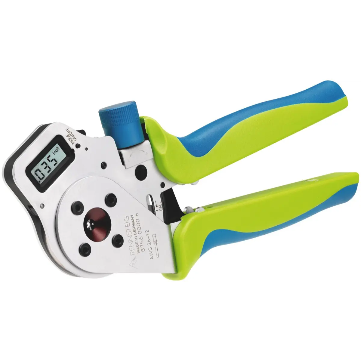 Rennsteig Vierdornzange DigiCrimp® für Luftfahrt-Kontakte 0,14 - 6,0 mm² / AWG 26 - 12