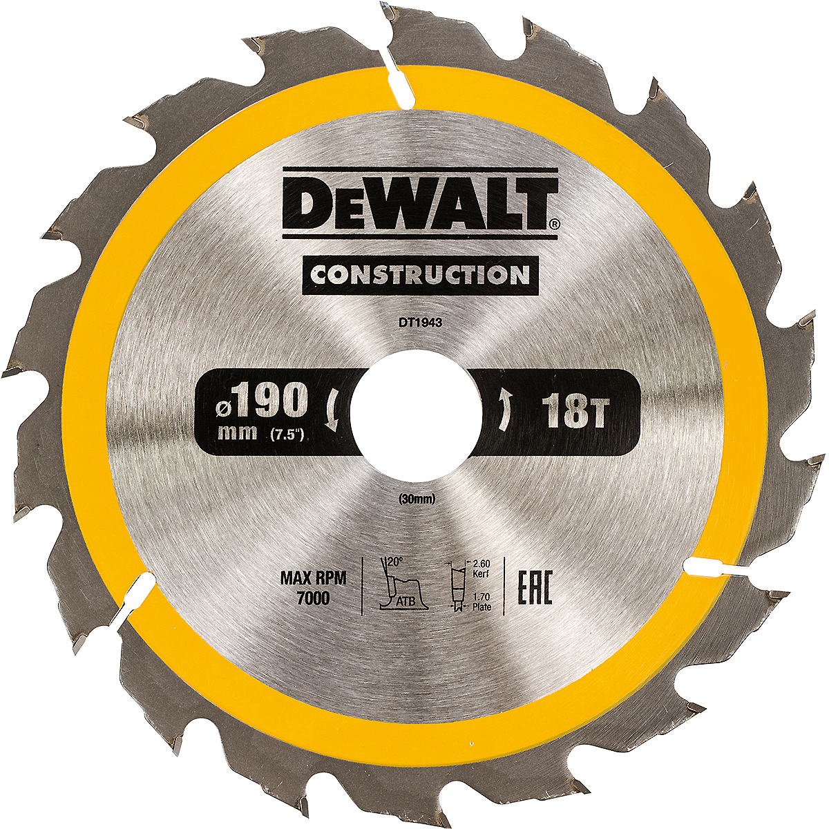 DEWALT XR EXTREME Kreissägeblatt Handkreissäge Extra schnelle Schnitte