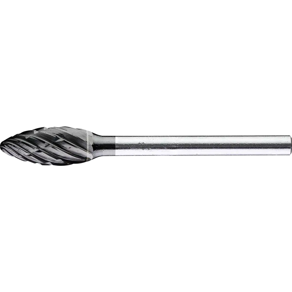 PFERD TOOLS Hartmetall Hochleistungsfrässtift ALLROUND Flamme B Ø 06x13mm Schaft-Ø 3mm HICOAT beschichtet für Stahl