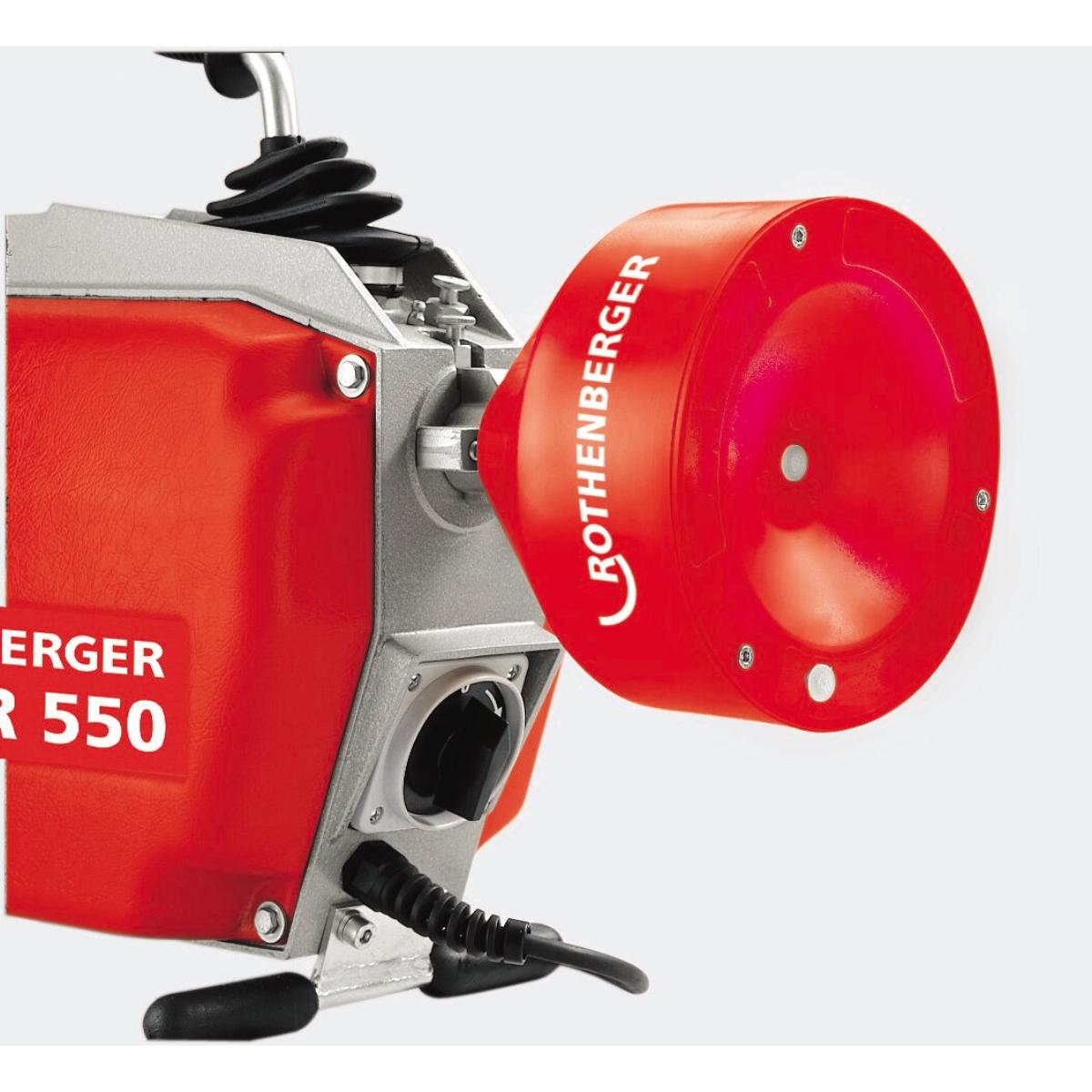 Rothenberger Rohrreinigungsmaschine R550 230V/50Hz + Spiralenwerkzeug-set 16mm