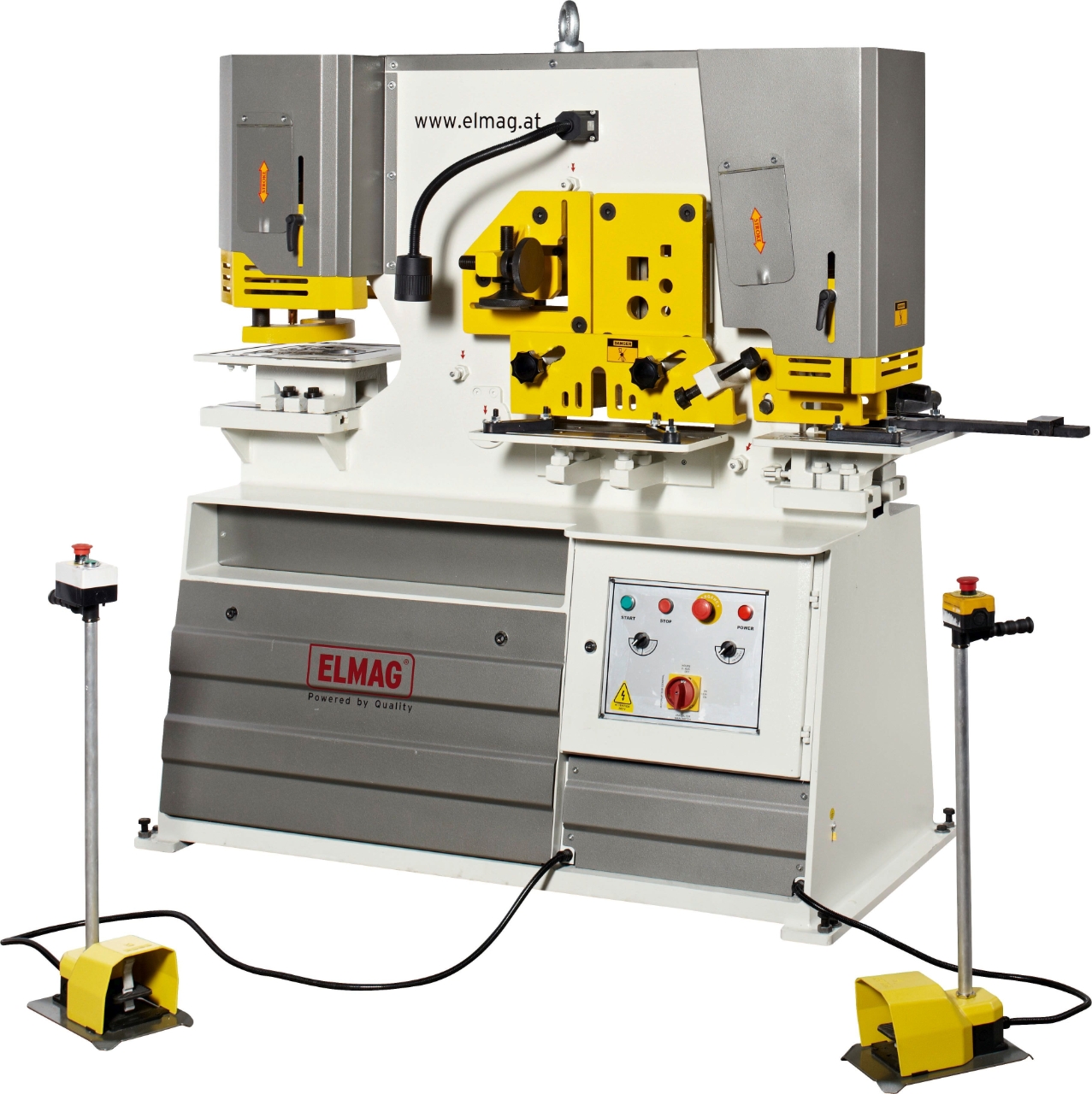 ELMAG Hydraulische Profilstahlschere und Lochstanze