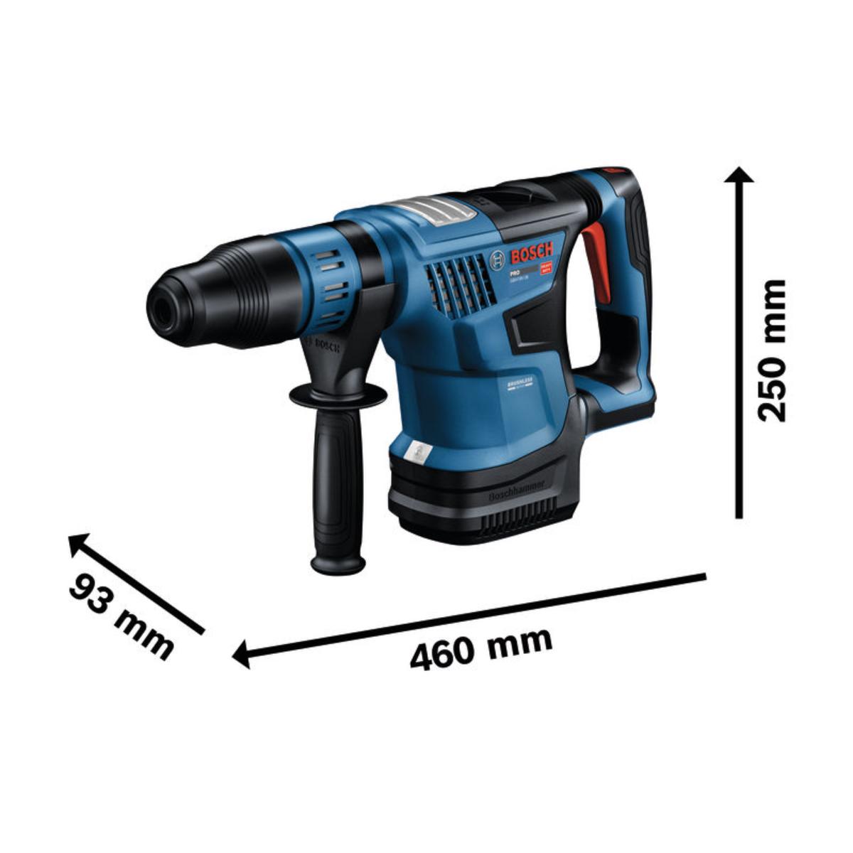 Bosch Akku-Bohrhammer mit SDS max GBH18V-36, 2x EXBA18V-80 in XL-BOXX