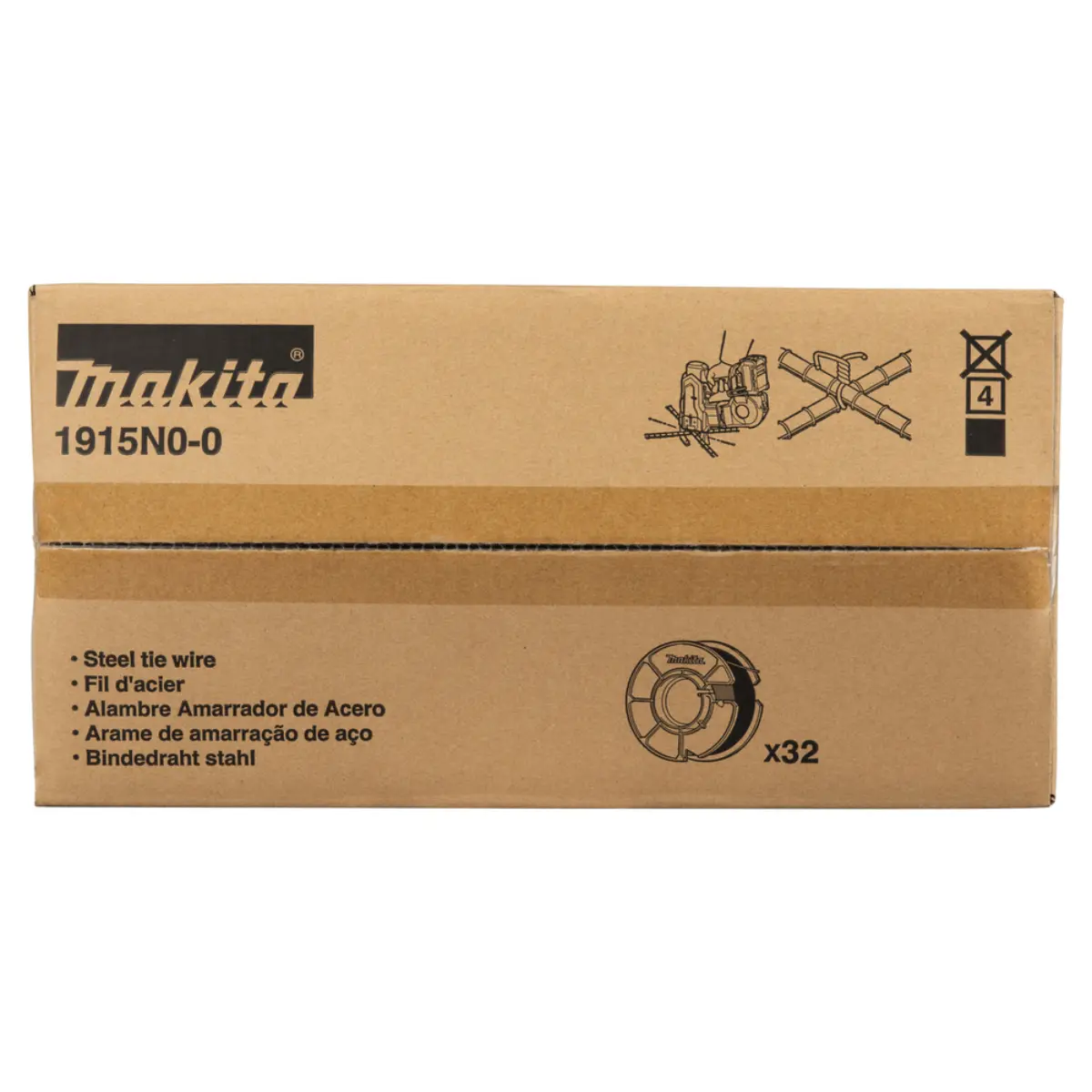 Makita Bindedraht blank 1,6mm 32Stk. - 1915N0-0
