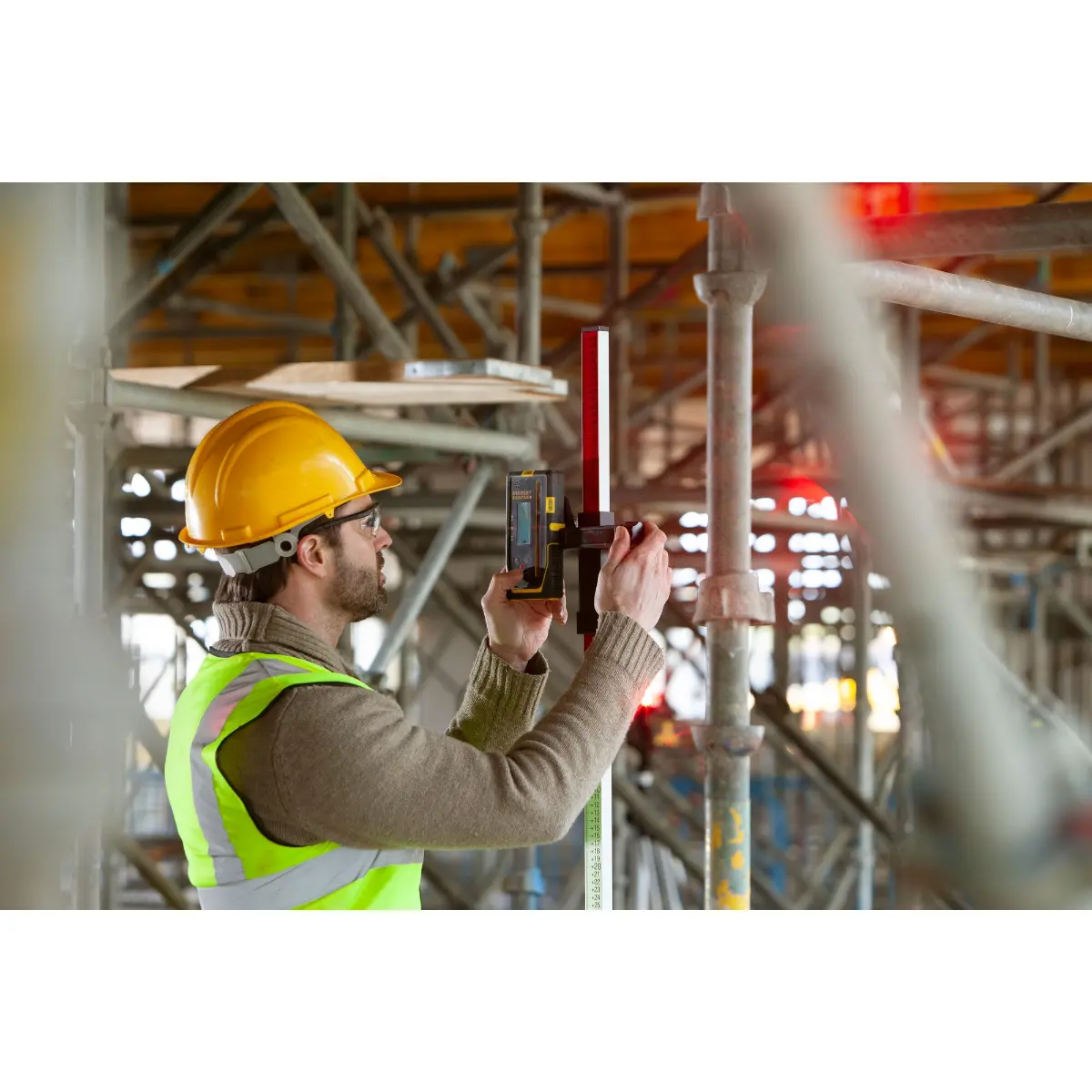 STANLEY FATMAX Digitaler Empfänger für rote Rotationslaser