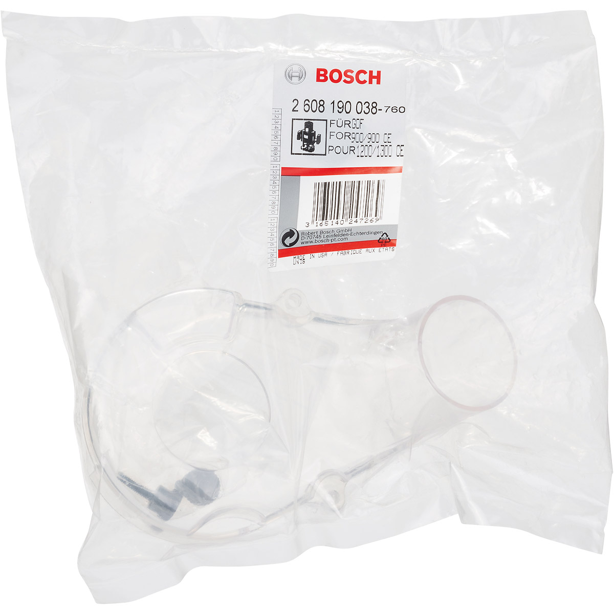 Bosch Adapter zu Oberfräsen, passend zu GMF 1400 CE, GOF 900, GOF 900 CE, GOF 1200
