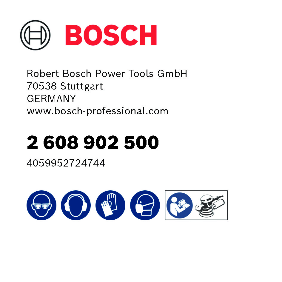 Bosch EXPERT C470 Schleifpapier, 150mm, K240, 15L, 50-Stück