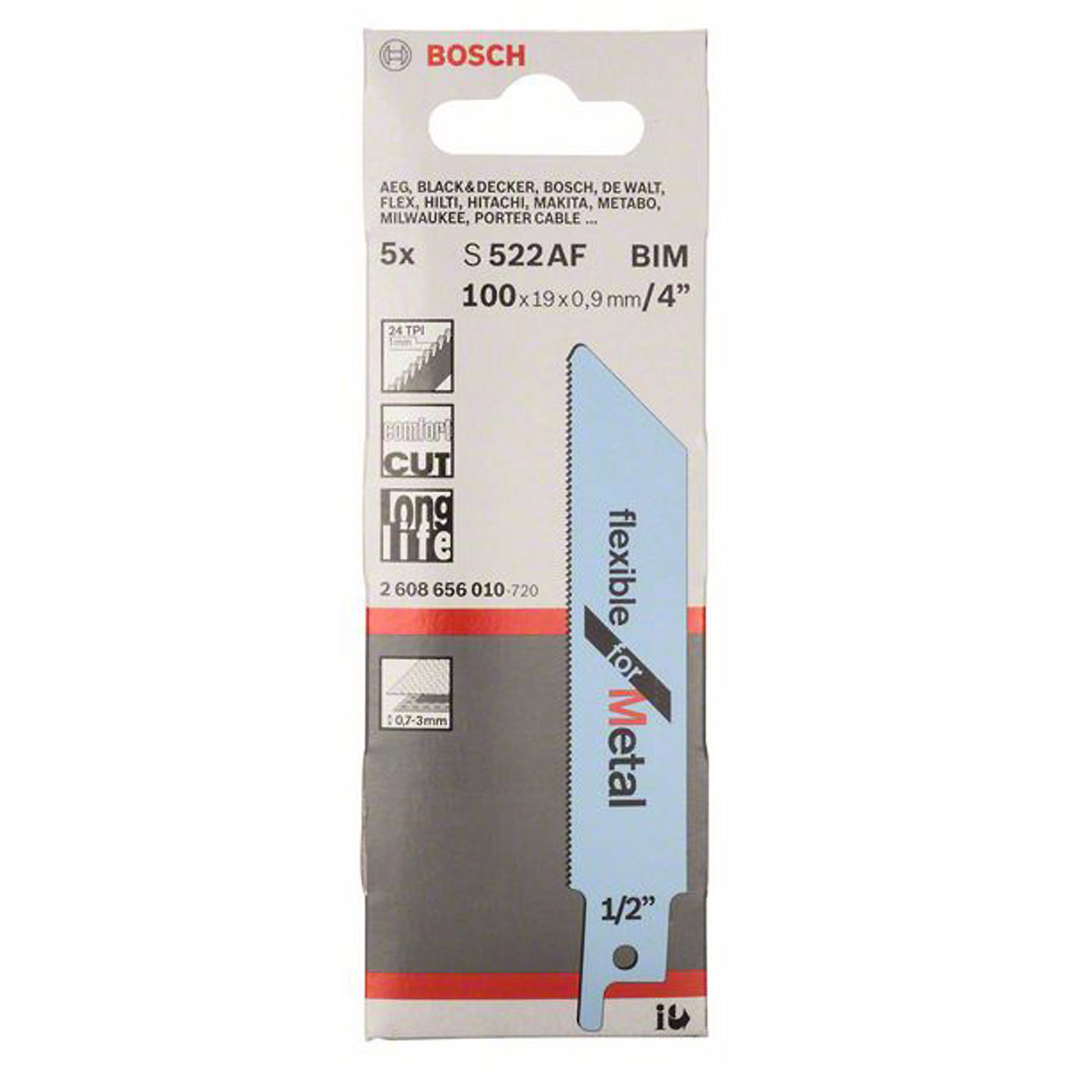 Bosch Säbelsägeblatt S 522 AF. Für Säbelsägen