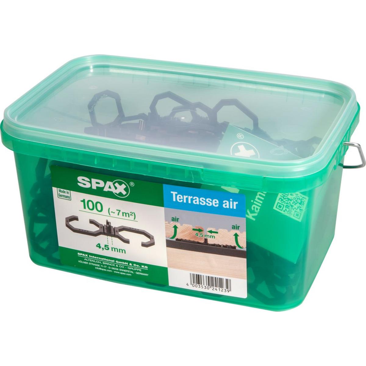 SPAX AIR ABSTANDSHALTER 4,5MM HKB L , HENKELBOX 100 Stück