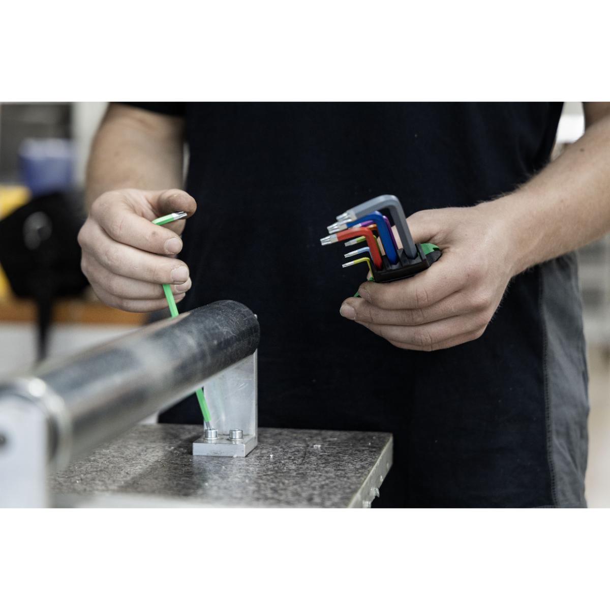 Wiha Stiftschlüssel Set im ProStar Halter TORX 9-teilges Set farbig leuchtend