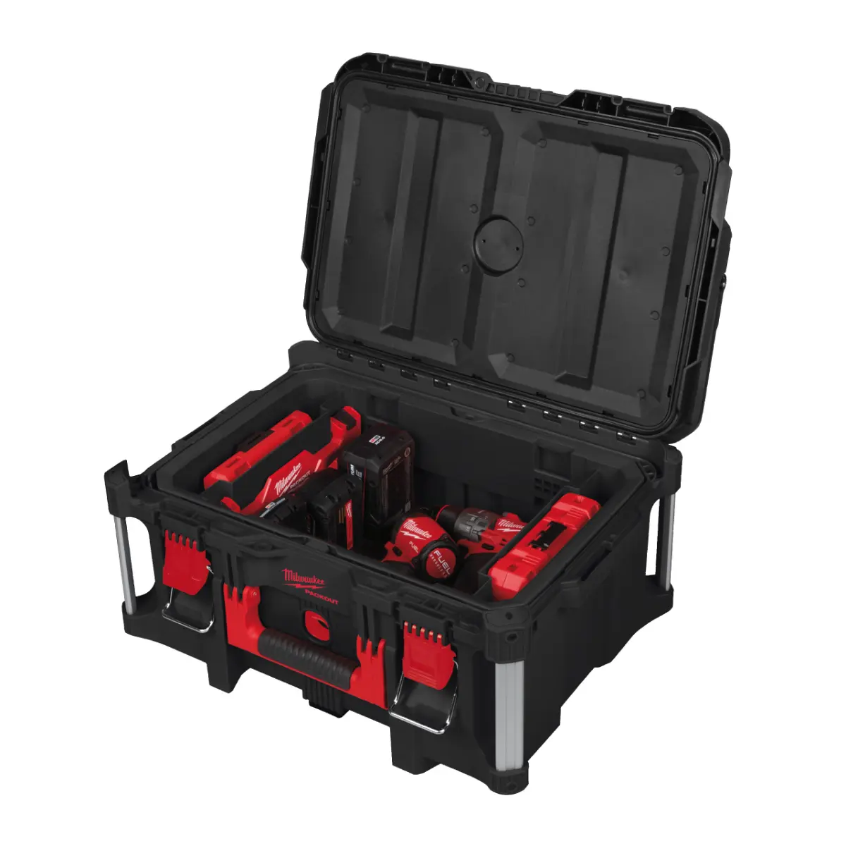 Milwaukee PACKOUT Koffer-Einsatz mit Aufnahme für PACKOUT Seitenhalterungen