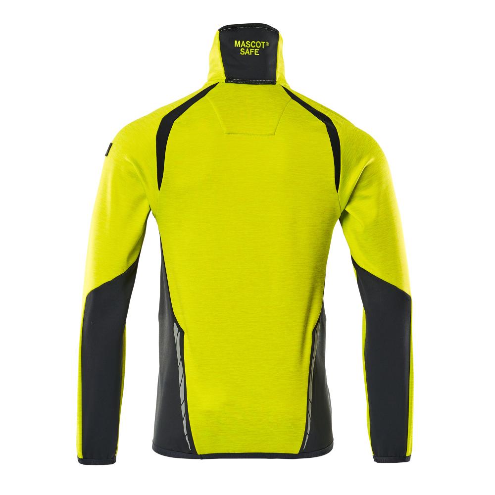 MASCOT Herren Fleecepullover mit kurzem Reißverschluss ACCELERATE SAFE