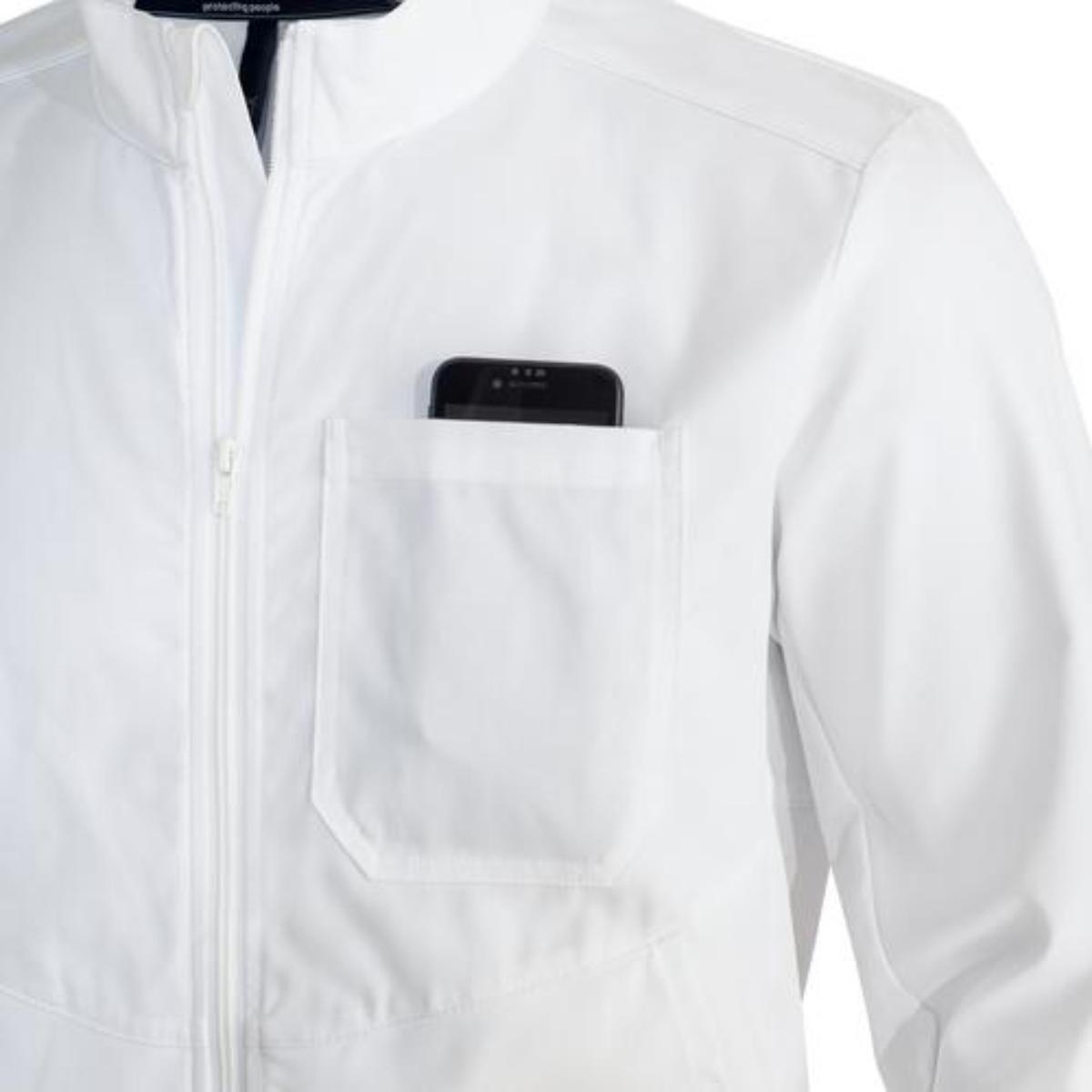 uvex suXXeed essentials Arbeitsjacke Herren reinweiß