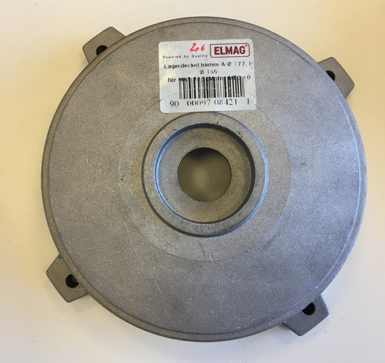 ELMAG Lagerdeckel hinten A-Ø 177, I-Ø 159