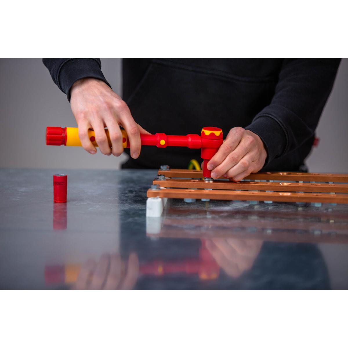 Wiha Drehmomentschlüssel electric 3/8 zoll für Steckschlüssel, variabel einstellbare Drehmomentbegrenzung