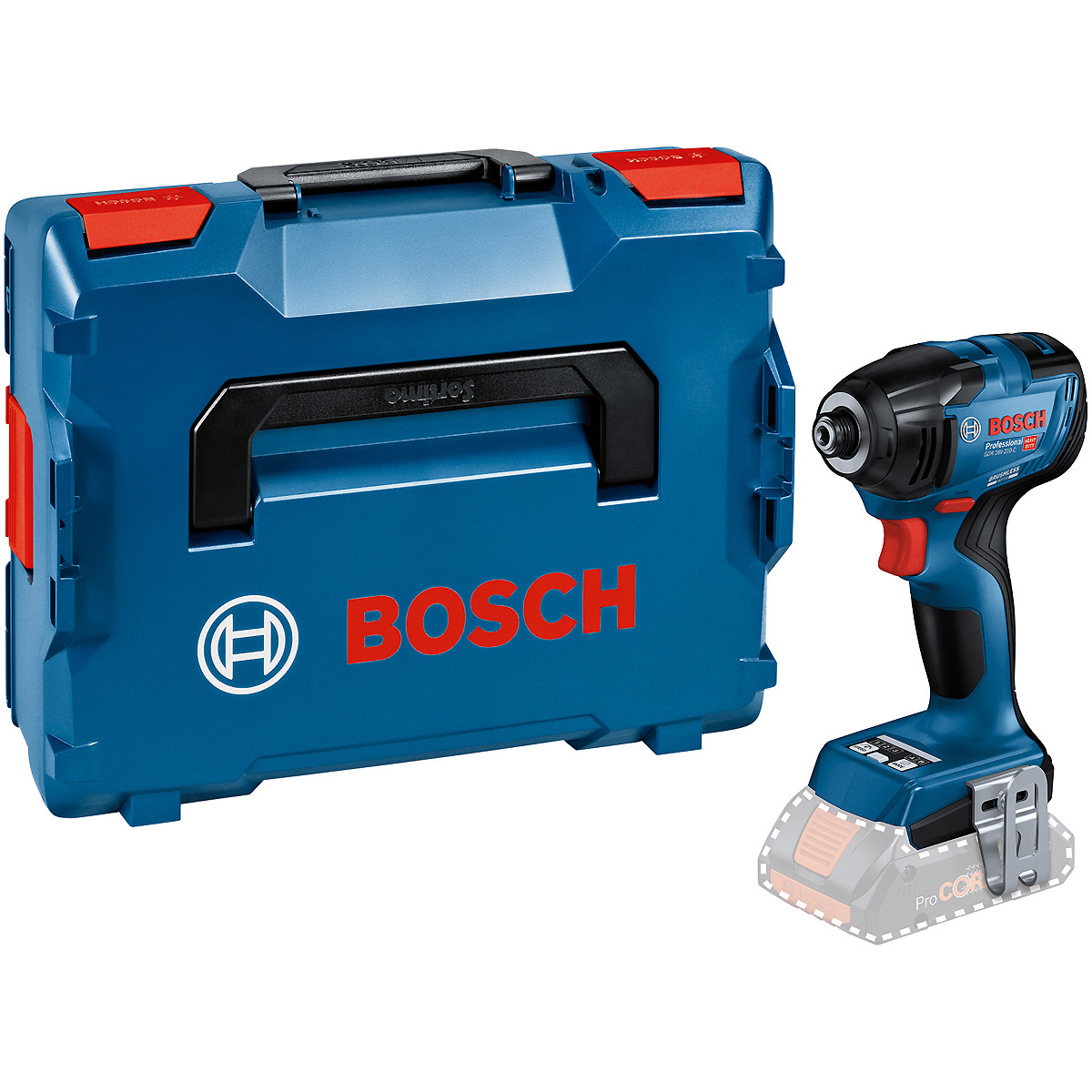 Bosch Akku-Drehschlagschrauber GDR 18V-210 C in L-BOXX