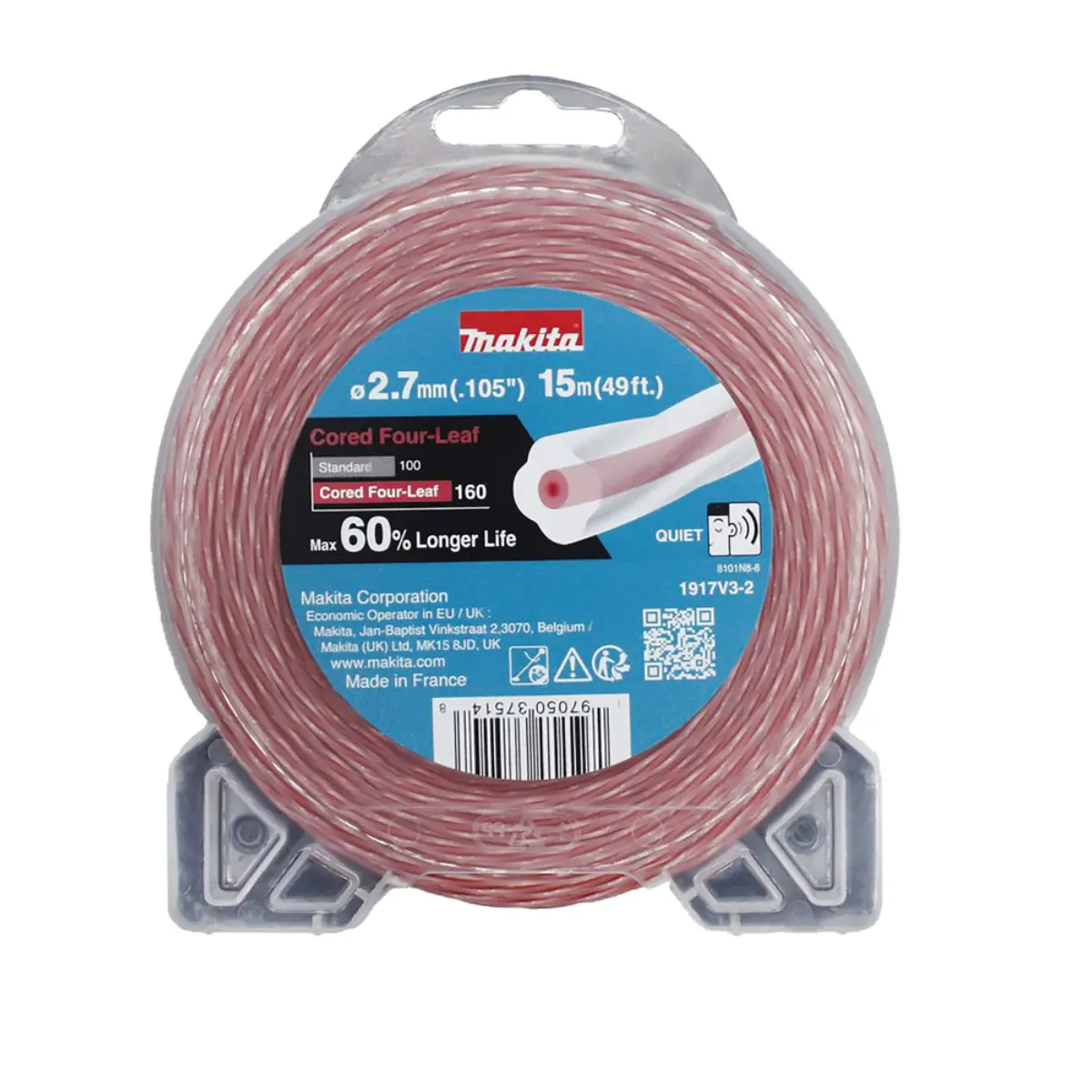 Makita Mähfaden Cored Four-Leaf 2,7mm x 15m - 1917V3-2