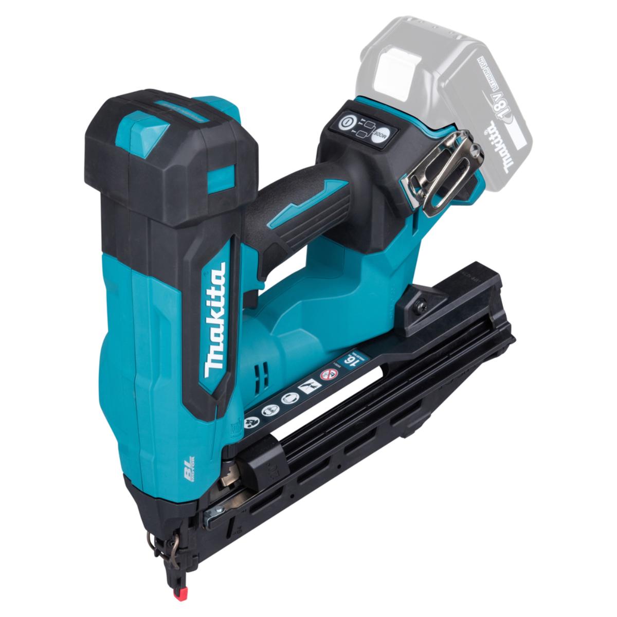 Makita Akku-Stauchkopfnagler 16ga 20° gewinkelt, 32-64 mm