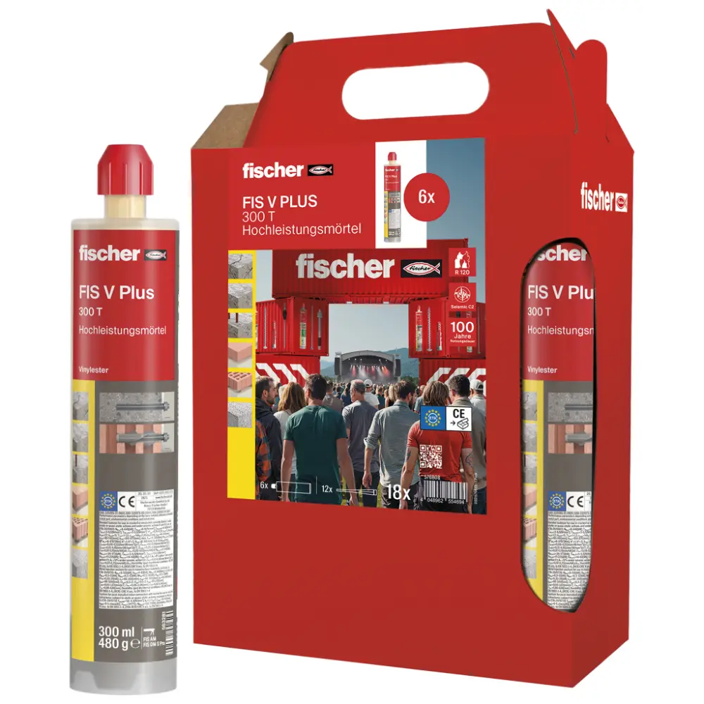 Fischer Aktion 2025 - Hochleistungsmörtel FIS V Plus 300 T (6 PACK)