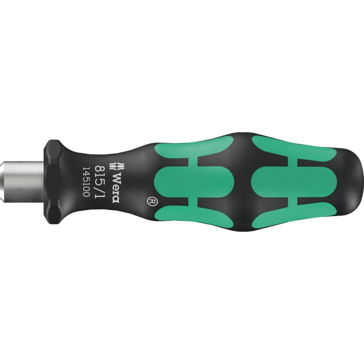 Wera 815/1 Bits-Handhalter, 1/4 zoll, 1/4 zoll x 78 mm