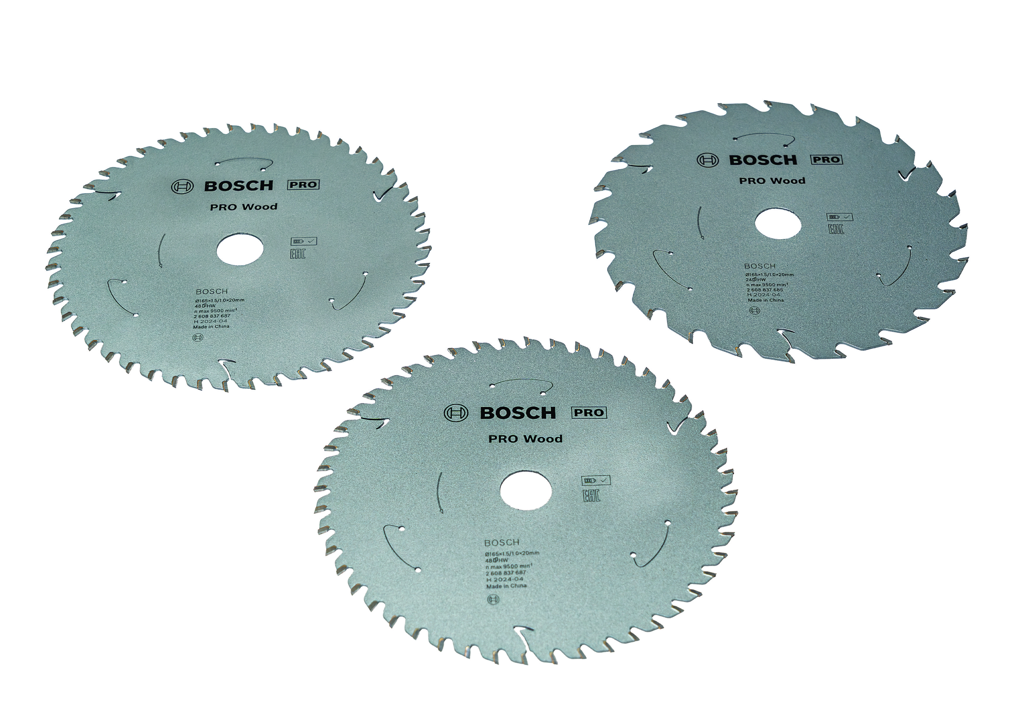 Bosch PRO Kreissäge Holz cordless KSB, 165mm, 3er Pack