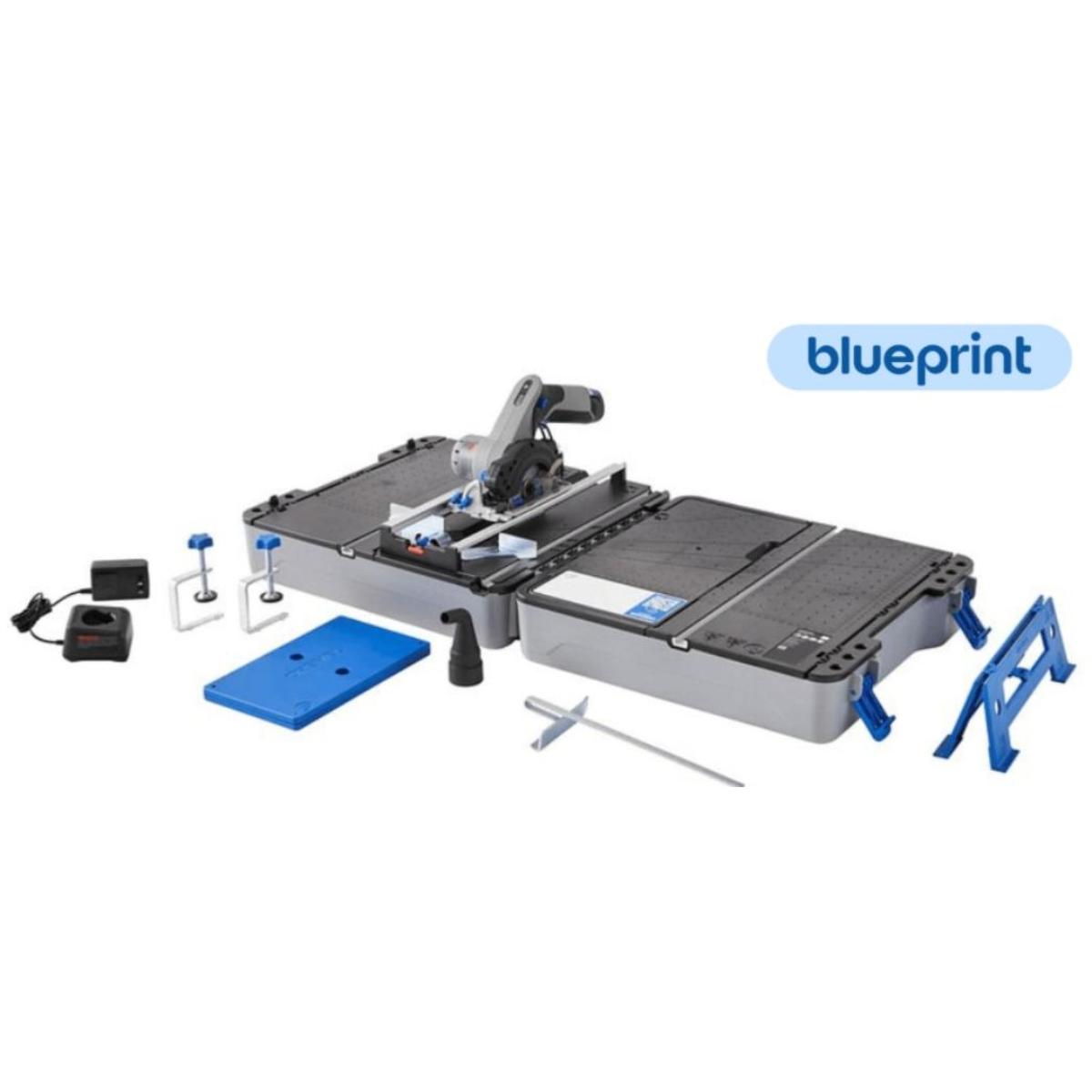 DREMEL Akku-Kreissäge + Sägetischkoffer