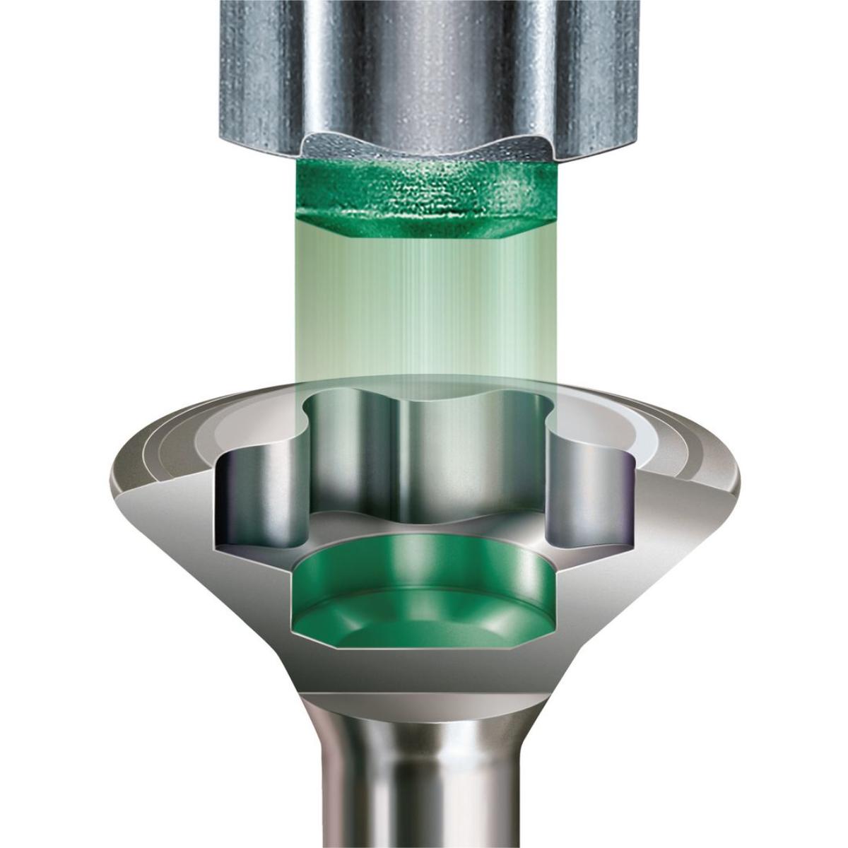 SPAX-S A2 Linsenkopf Fräsrippen T-Star Plus T20 Teilgewinde Cut, 100 Stück