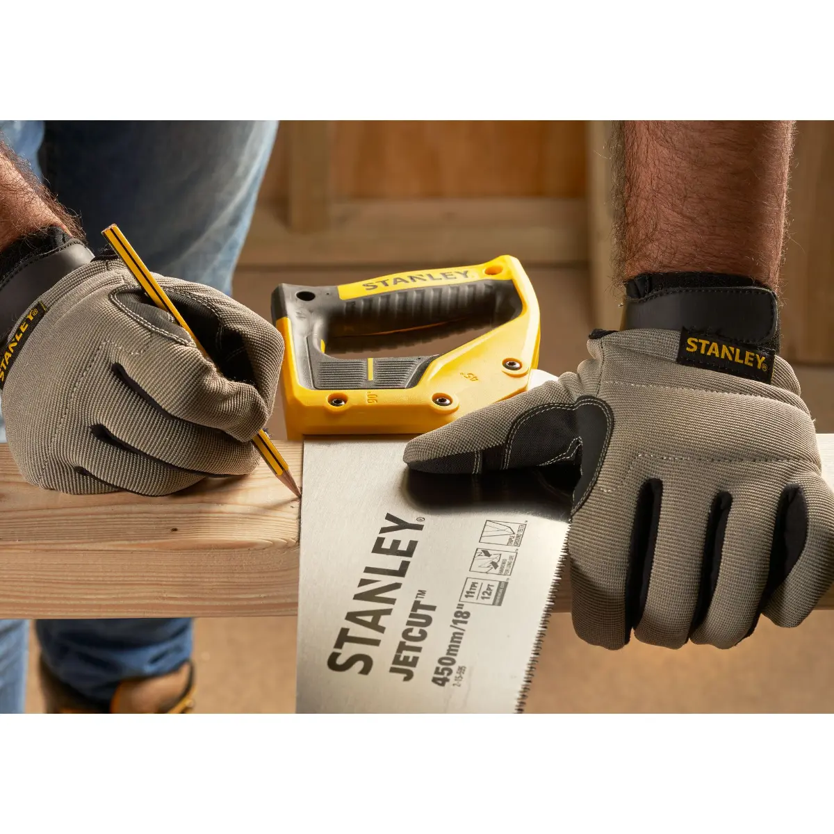 STANLEY JETCUT Handsäge 450mm 11TPI