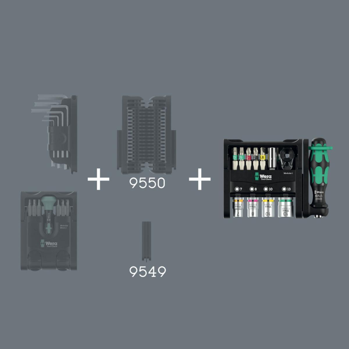 Wera Tool-Check Modular 1, 21-teiliges Set
