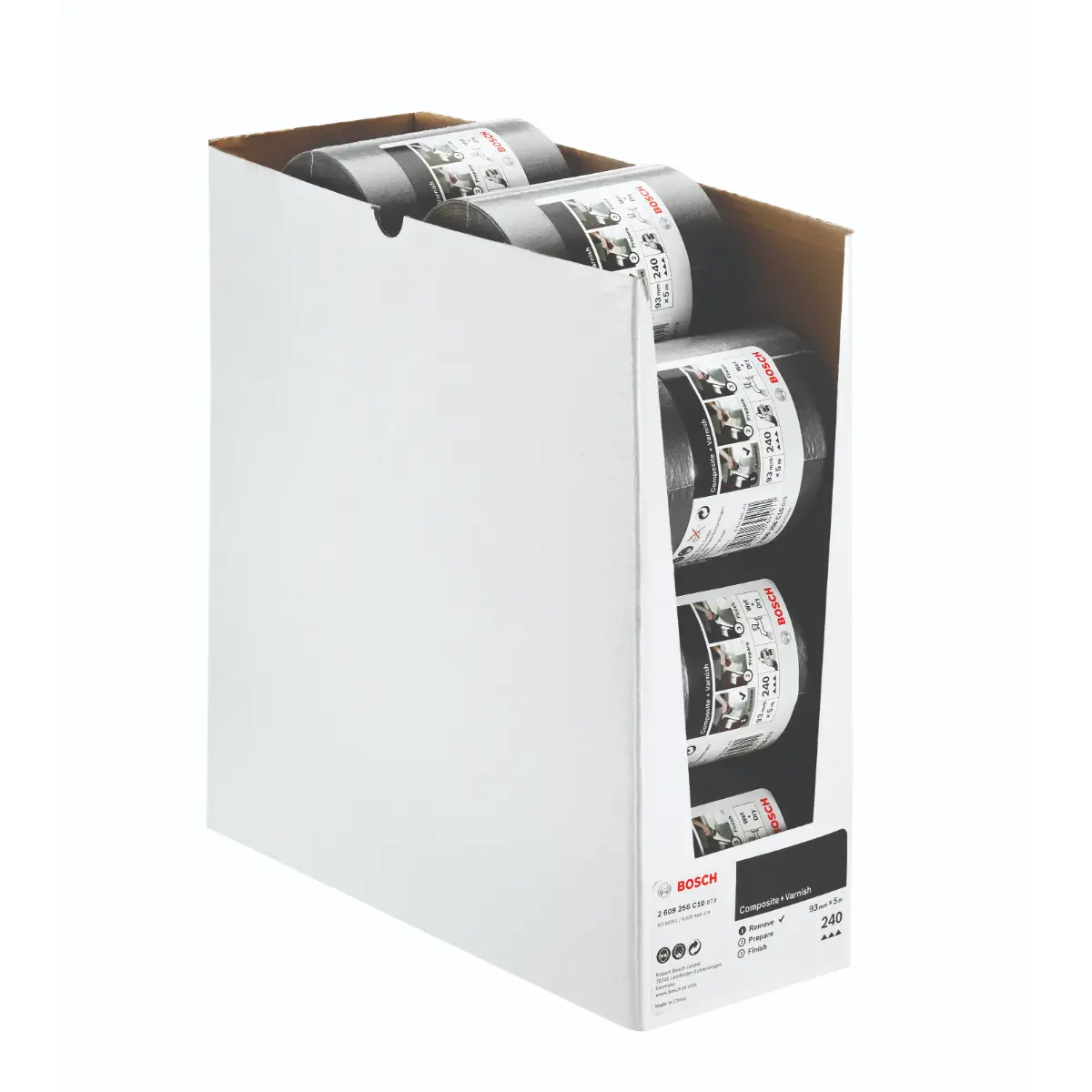 Bosch Schleifrolle SiC wasserfest, 93 mm x 5 m, P240