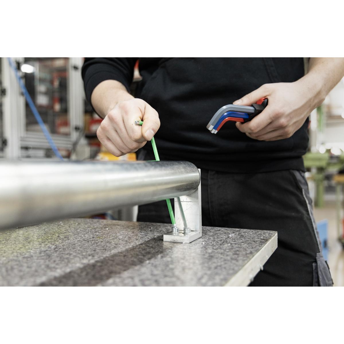 Wiha Stiftschlüssel Set im ProStar Halter Sechskant-Kugelkopf 9-teilges Set farbig leuchtend