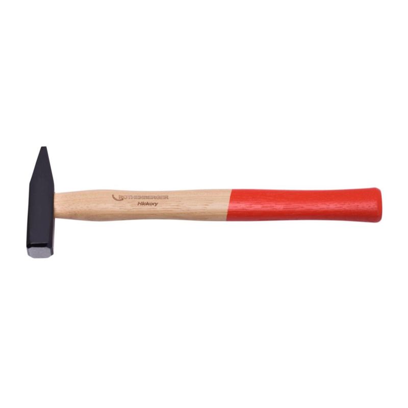 Hammer, Klauenhammer, Holzgriff, roter Griff, Metallkopf
