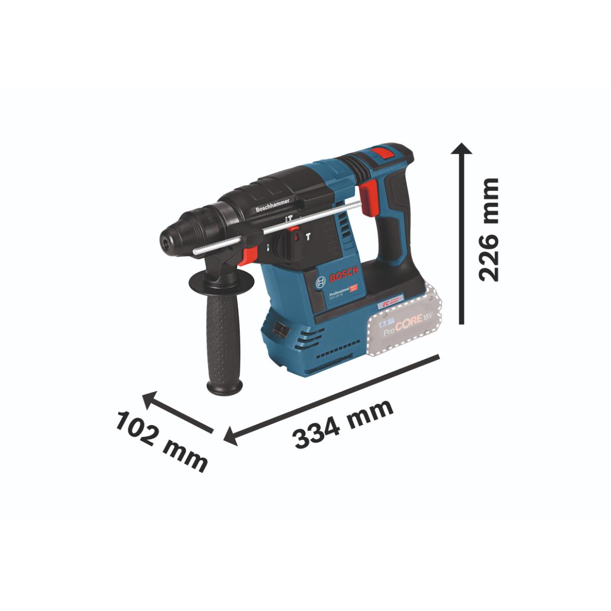 Bosch Combo Kit 18V Werkzeug-Set: GSR 18V-65 + GDX 18V-285 + GBH 18V-26 + GWS 18V-11