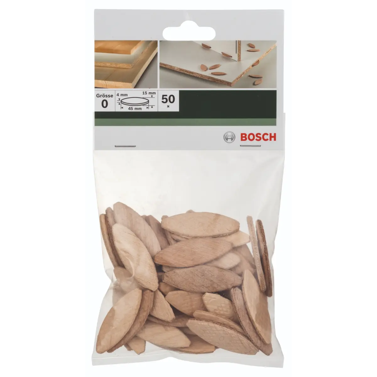 Bosch Flachdübel Länge= 45 mm