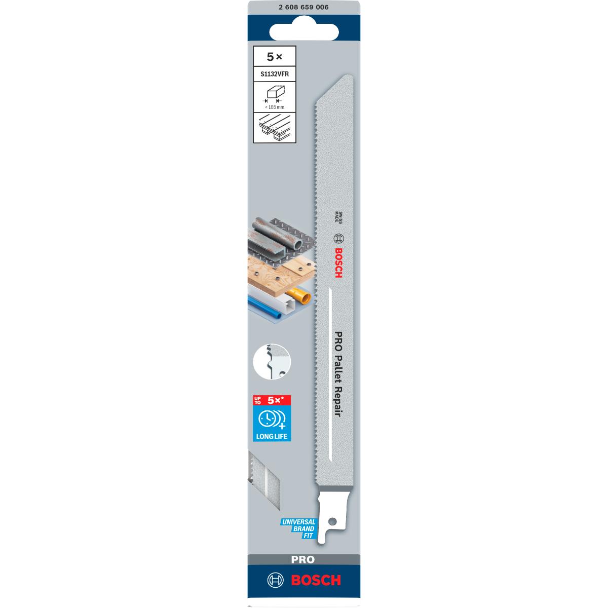 Bosch PRO Pallet Repair S1132VFR Blatt,0,9 x 19 x 225 mm