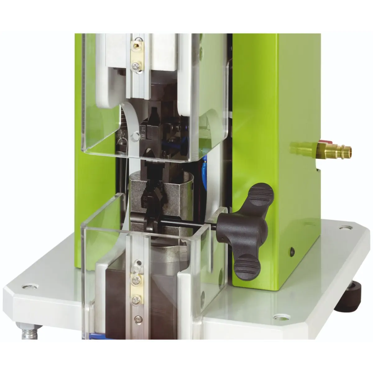 Rennsteig Crimpmaschine CM 25-2 mit Crimpeinsatz für geschirmte Steckverbinder TM11 – Hirose