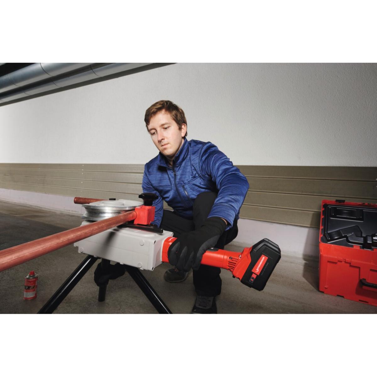 Rothenberger Akku - Biegemaschine ROBEND4000 E 4AhSet, 1/2 - 5/8 - 3/4 - 7/8 - 11/8