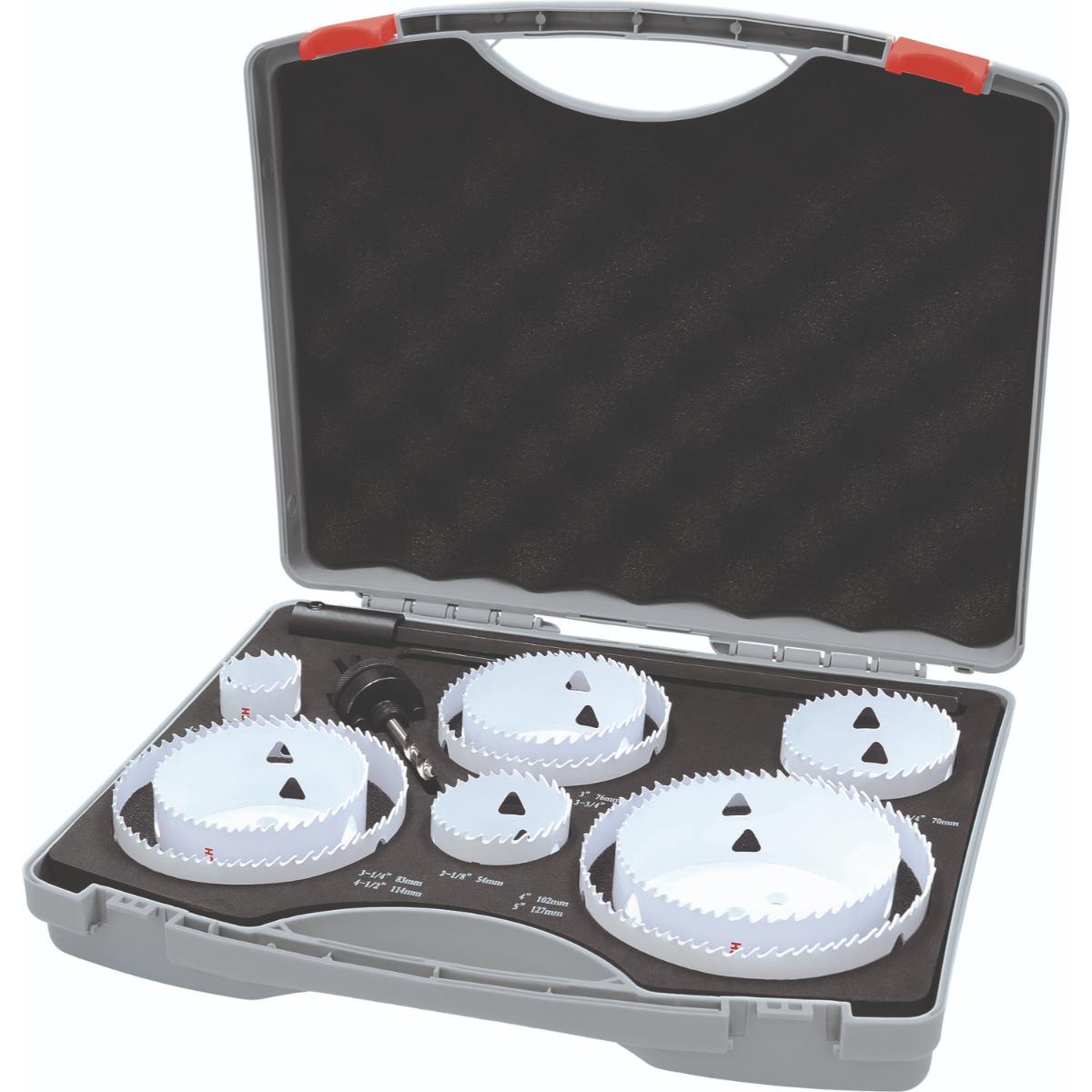 Bosch Multi Material Lochsägen mit Gewinde, 35/54/70/76/83/95/102/114/127 x 40 mm, 12-teiliges Set