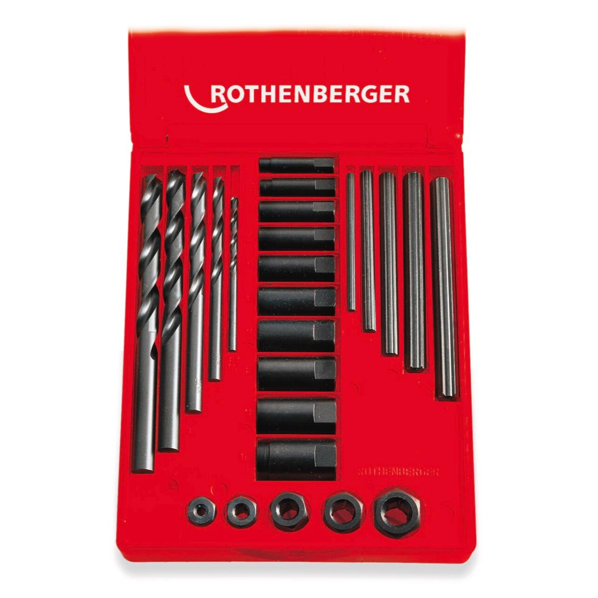 Rothenberger Gewinde - Ausdreh - 25 teiliegs Set Größe 2 M5 - M1