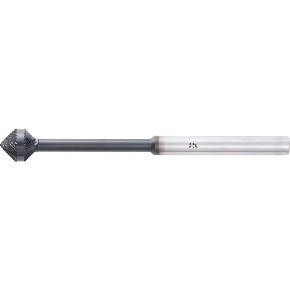 PFERD TOOLS Hartmetall Hochleistungsfrässtift KSK-WKN Ø 10x11mm Schaft-Ø 6x75mm Z5 HICOAT besch. Spezialform Anfas-/Entgratarbeiten Robotereinsatz