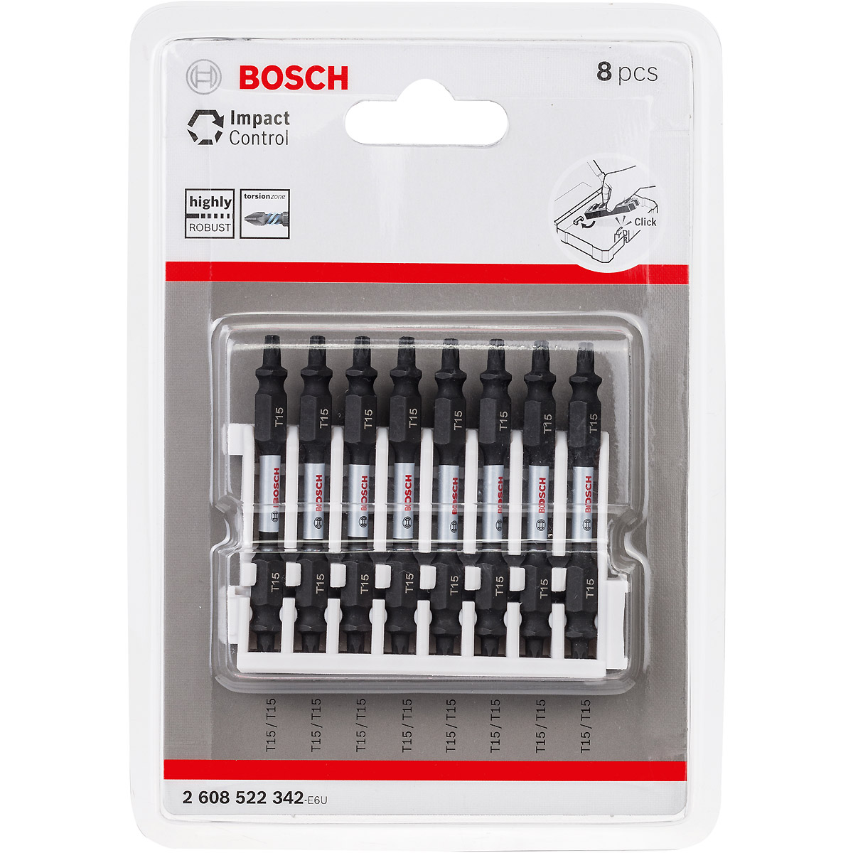 Bosch Doppelklingen Schrauberbit-Set Impact Control