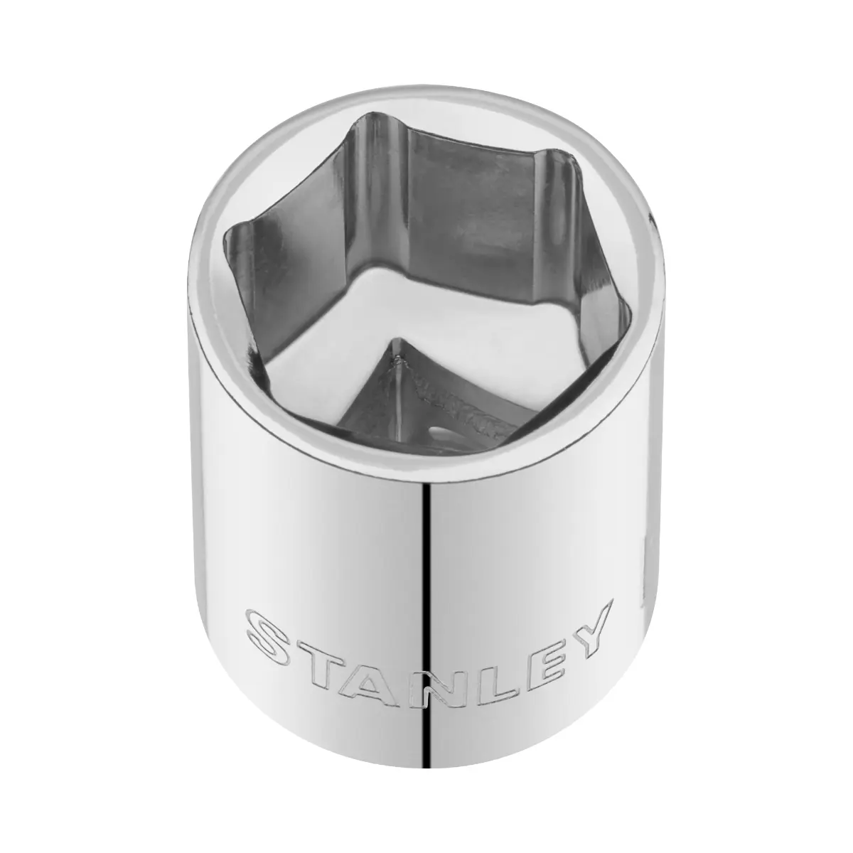 STANLEY 3/8 Zoll 6-Kant Stecknuss 18 mm mit MaxiDrive-Profil