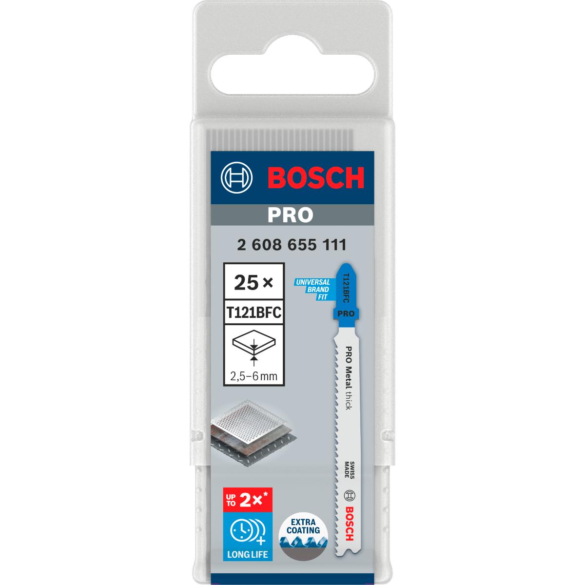 Bosch PRO Metal thick T121BFC Stichsägeblatt,92 mm