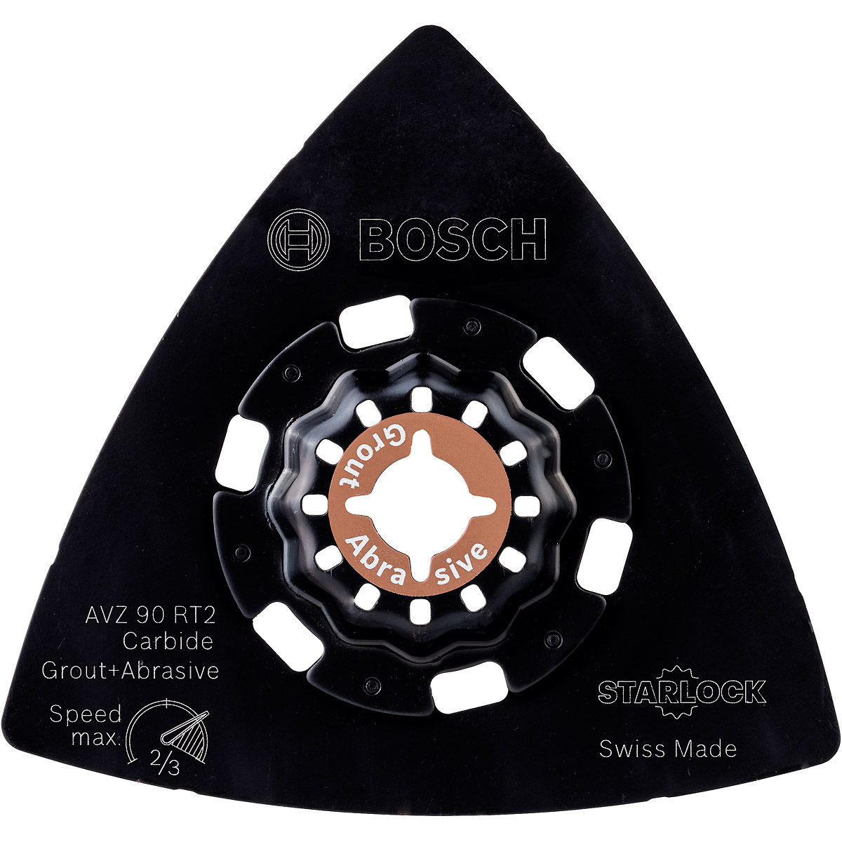 Bosch Schleifplatte für Multitool AVZ 90 RT2 Carbide Sanding, Körnung 20, 1er Pack