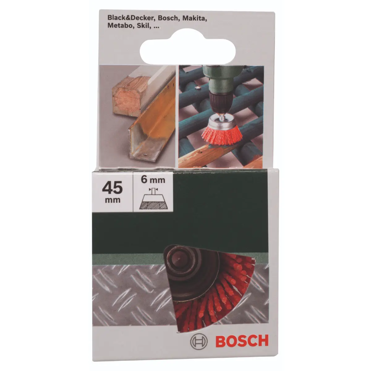 Bosch Drahttopfbürste für Bohrmaschinen, K80, 45 mm