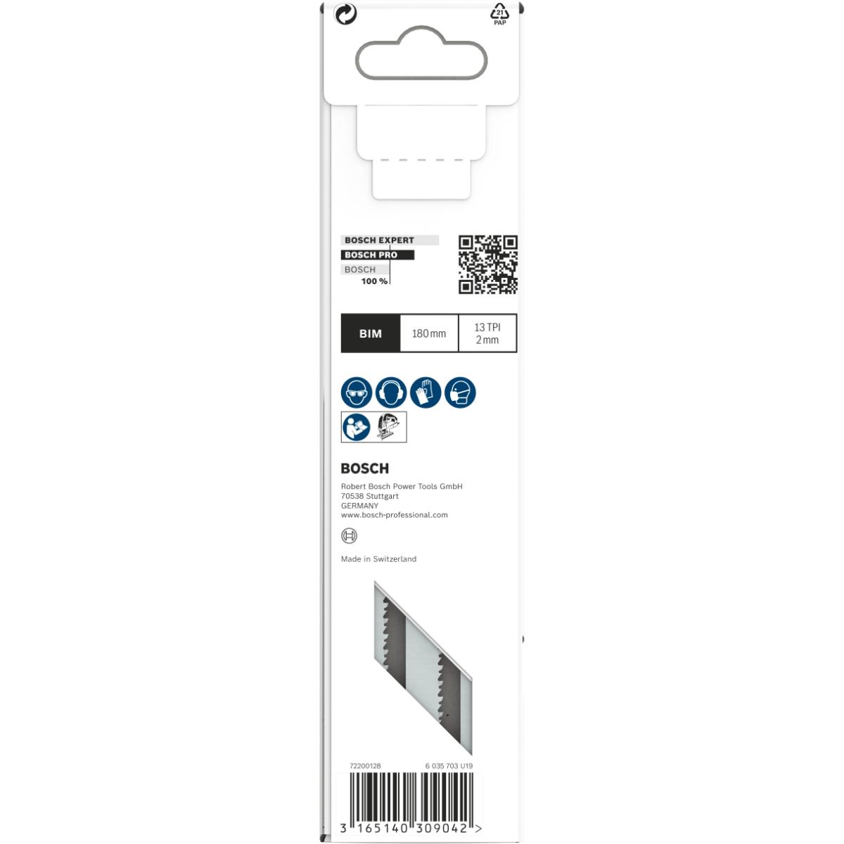 Bosch PRO Stichsägeblatt T 718 BF Metal-Sandwich, 3er-Pack