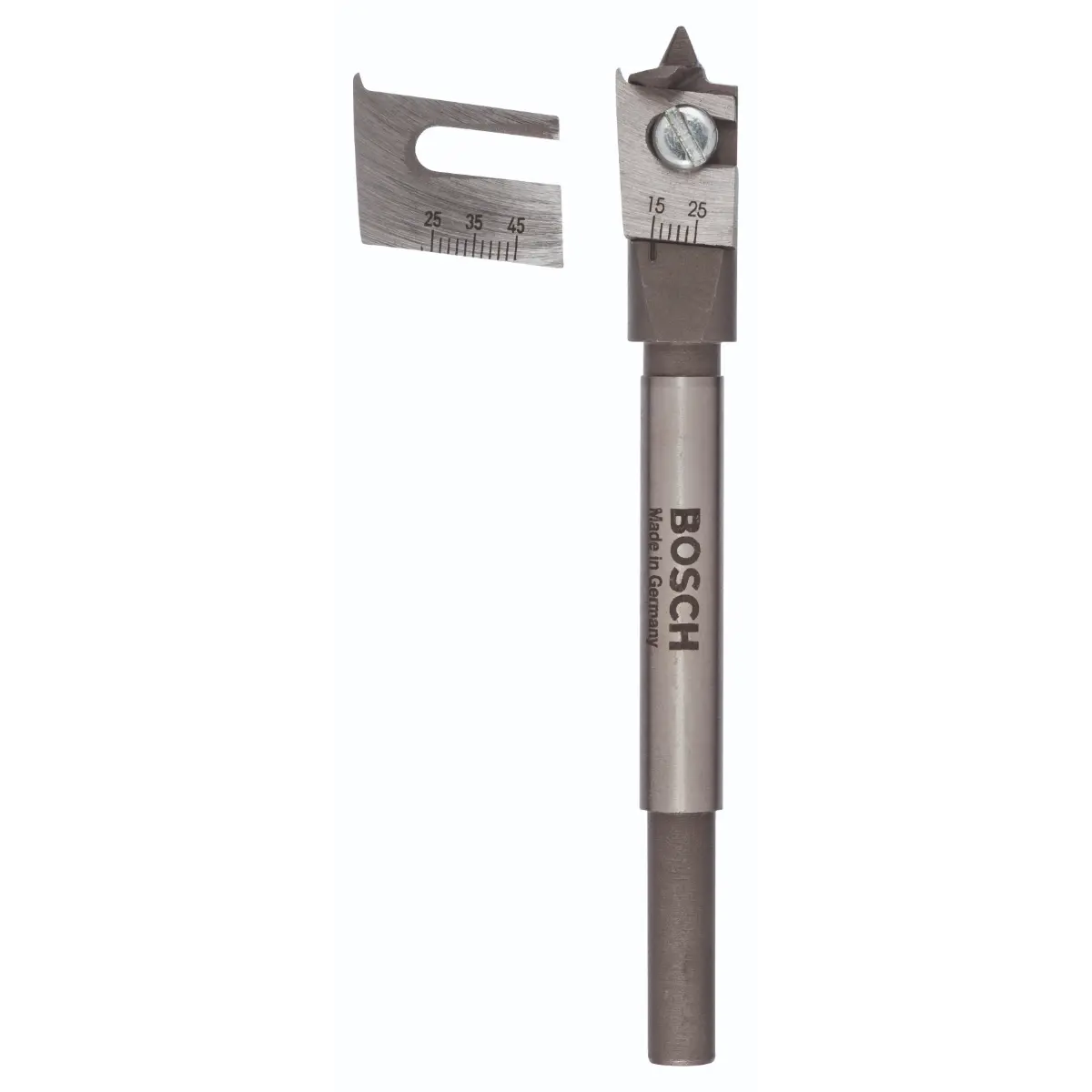 Bosch Verstellbarer Flachfräsbohrer D= 15,0 - 45,0 mm, L= 165 mm