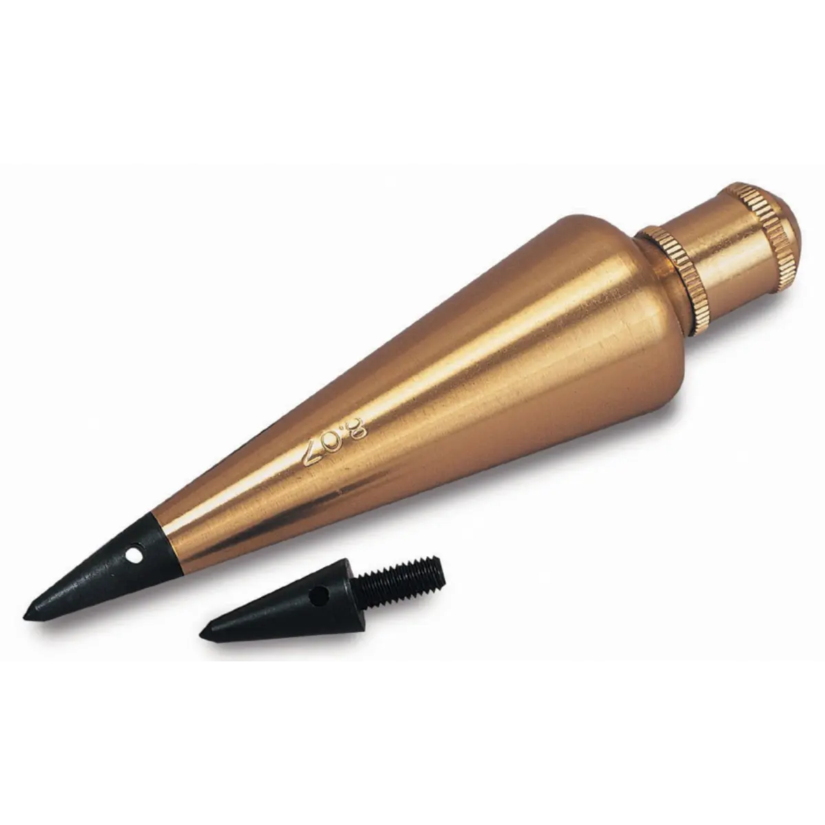 STANLEY Senklot Messing, mit Ersatzspitze 225g