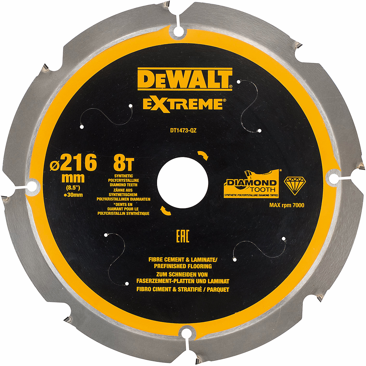 DEWALT EXTREME Faserzement-Kreissägeblatt