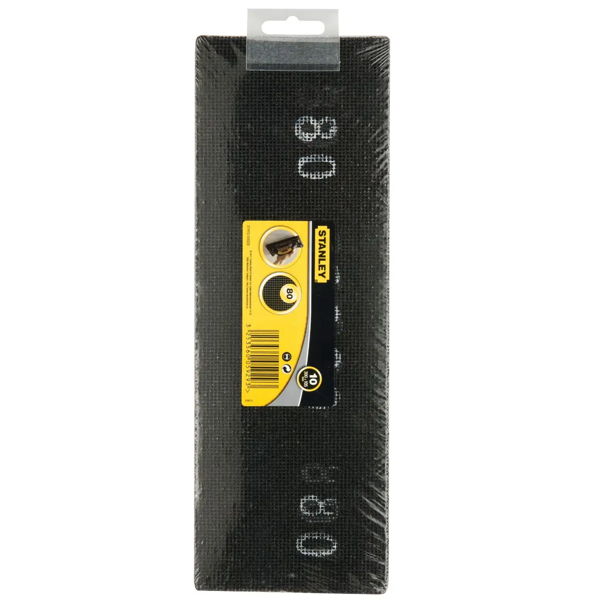 STANLEY Schleifgitter Korn 80 10 St. für Handschleifer