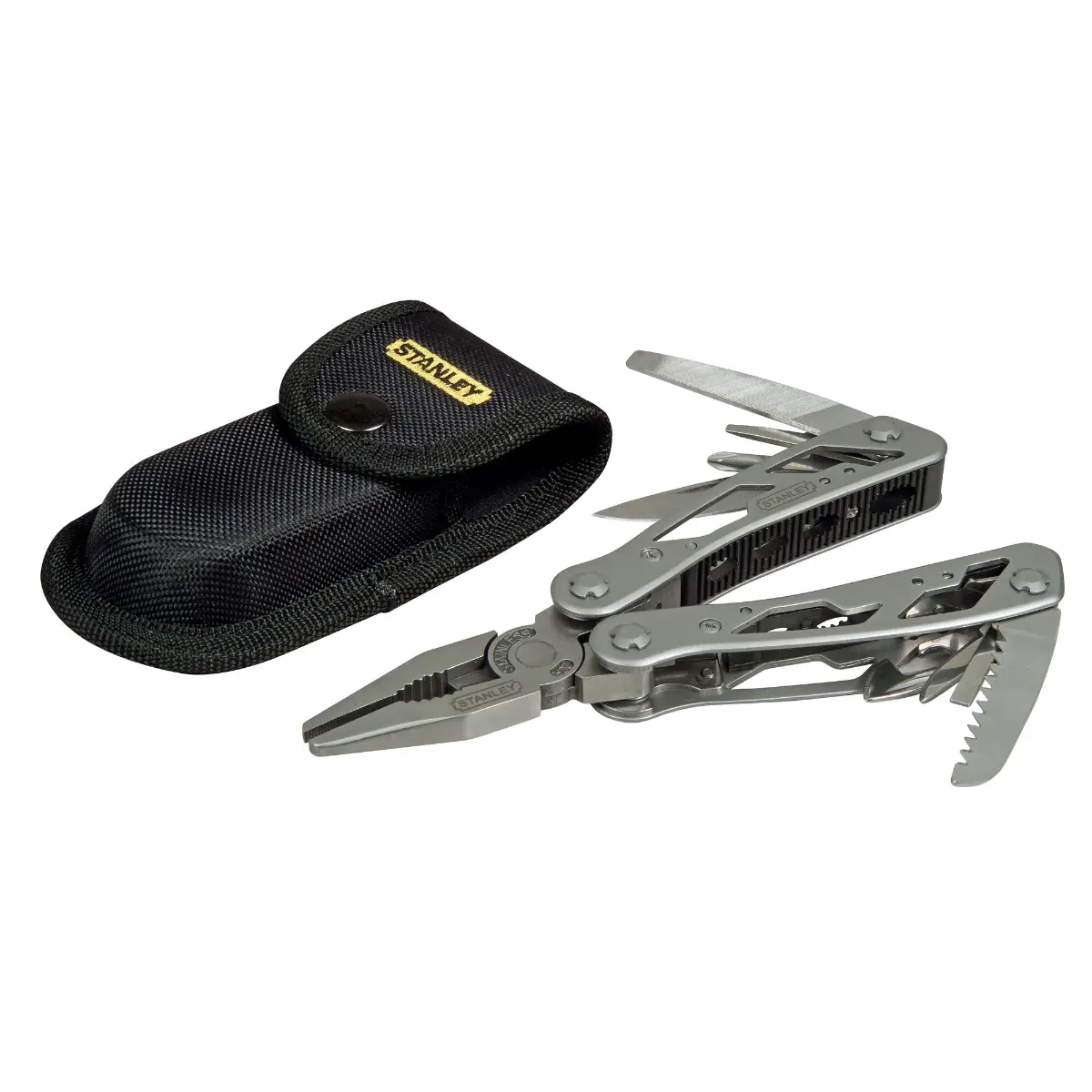 STANLEY Multifunktionswerkzeug 12-in-1 m. Tasche Rostfreier Stahl